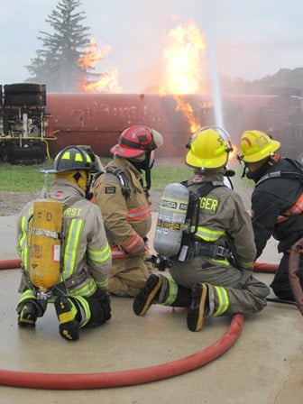 deck gun flowing water small