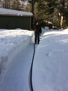 Clear a path to your propane tank