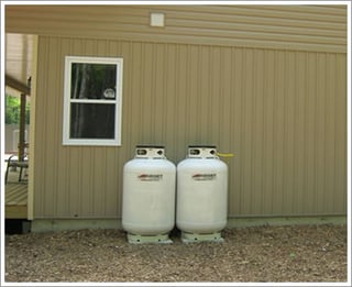 Upright Propane Tank