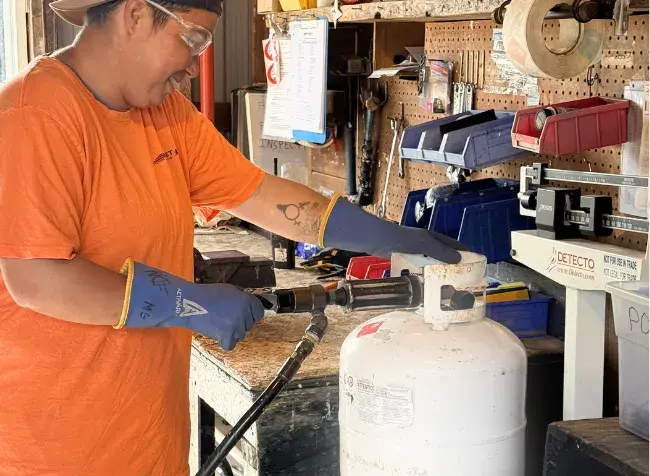 Budget Propane cylinder refills! Propane refills at Budget Propane open 8am to 5pm Monday through Friday