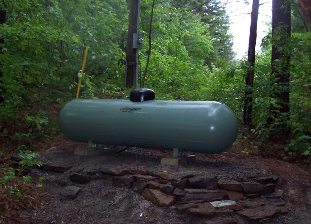 Budget Propane Green Tanks