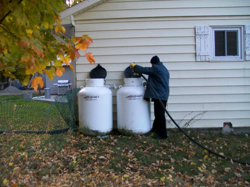 Fall Propane Tank Refill