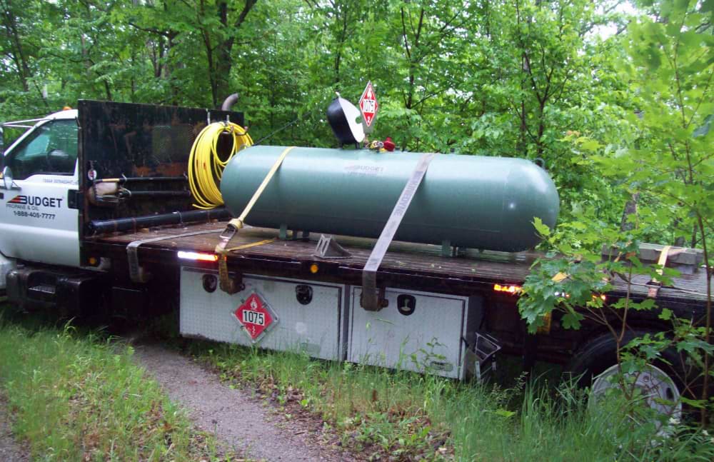 Green Tank Our for Delivery